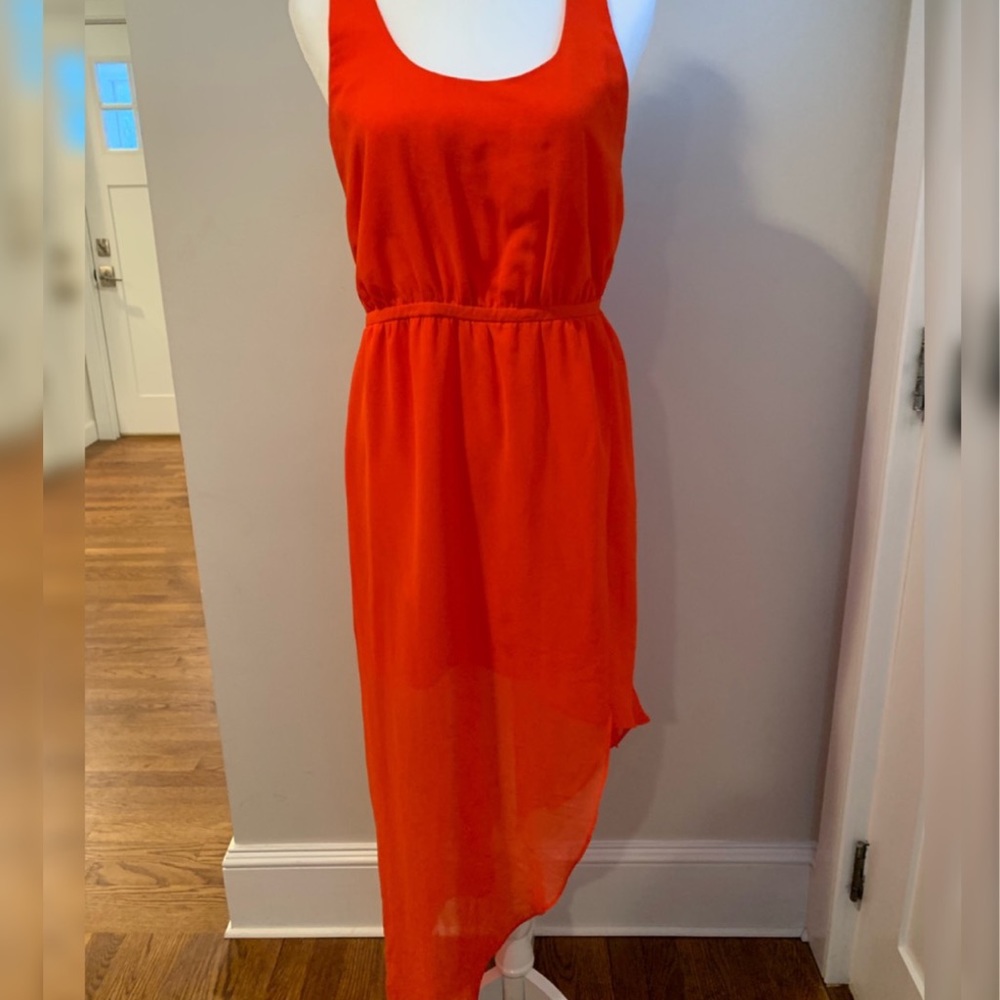 Chiffon high low great condition. Sz large